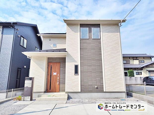 【現地外観写真】耐震＋制震の地震に強い家です！お客様のすまいと安全を守る大切な住宅だからこそ、実際の建物の作りと安心感をぜひ現地にてご体感ください！ご見学予約受付です！