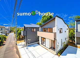 新築デザイナーズ分譲住宅全4棟　南道路　カースペース並列2台　～多摩区長尾～ 外観