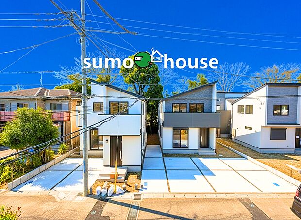 ２台駐車可能なカースペース（車種によります）。セカンドカー用として、自転車置き場や物置場として、お子様の遊ぶスペースとして、ゆとりある敷地だからこそ可能(外構はCCのイメージです。)