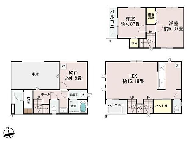 キッチンからリビング全体を見渡せる、家族の会話が弾む対面式レイアウト 。ゆとりある広さで、家具の配置も自由自在です 。採光にこだわった多面採光設計が、家族の団らんを優しく包み込みます 。