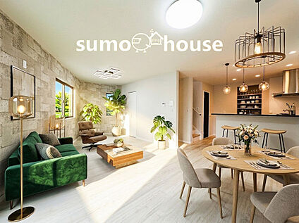 21帖超の大型リビング