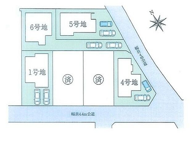 全棟カースペース２台分あり♪