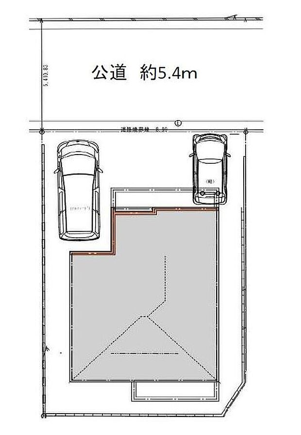 限定1区画分譲開始しました！
駐車２台可能♪（車種によります）