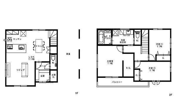 価格3480万円、3LDK、土地面積81.72m2、建物面積107.23m2