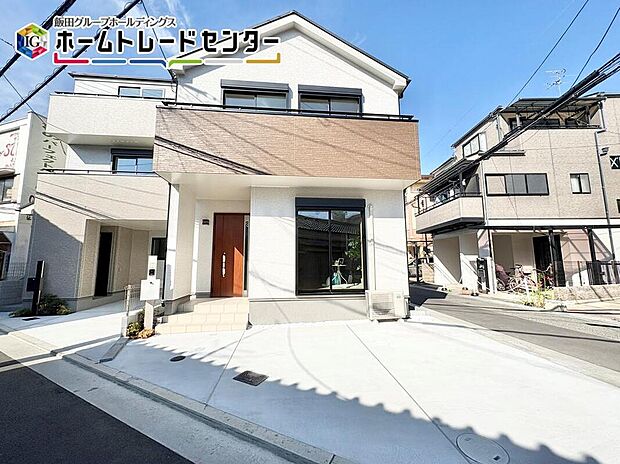 【現地外観写真】全棟建物完成済み♪地震に強い家！耐震等級「3」取得している安心の住宅はこちら。