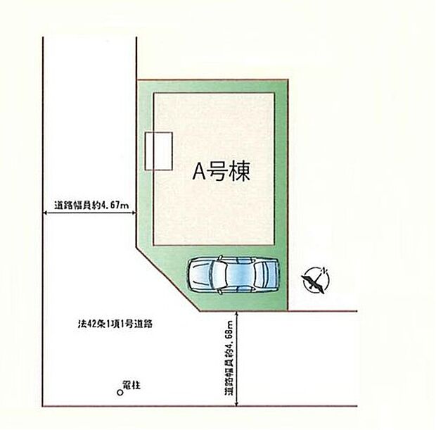 【全体区画図】限定１区画分譲開始しました！
角地につき明るく開放的♪