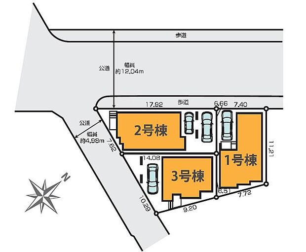 【全体区画図】3区画分譲開始しました！