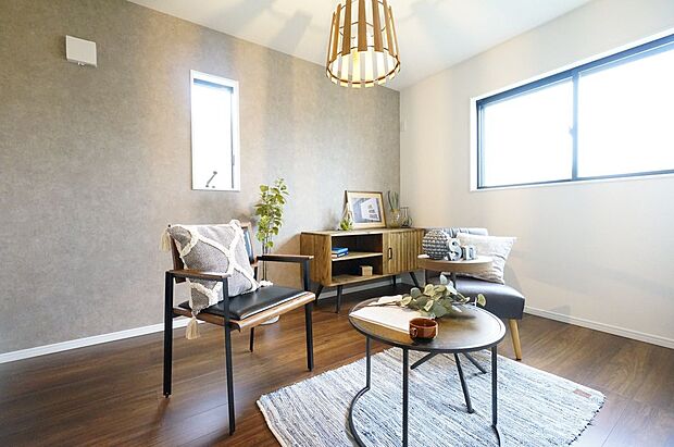 【その他】【施工例／洋室】スタイル：クラフトヴィンテージカジュアルでありながらどこか懐かしさを感じられる、ヴィンテージテイストのデザイン。木材などの自然をモチーフにしております。