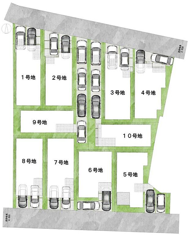 全10区画、好評分譲中!