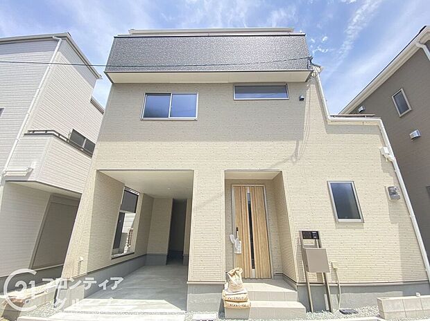 【外観】【2号棟】現地外観写真\資金計画のお悩みお任せください!/最新FPシステムを使った資金計画のシミュレーションや専属のファイナンシャルプランナーがお金回りの整理をお手伝いします!住宅ローンもお任せ♪