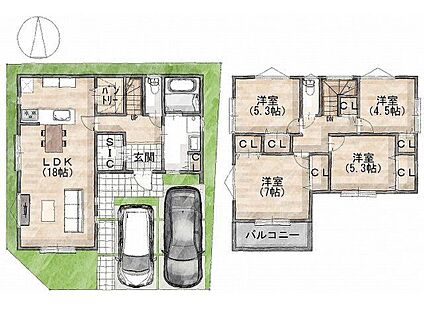 間取図（平面図）