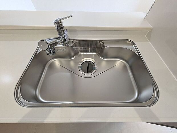 【その他設備】ワイドシンクなので家族が増えても洗い物楽々です