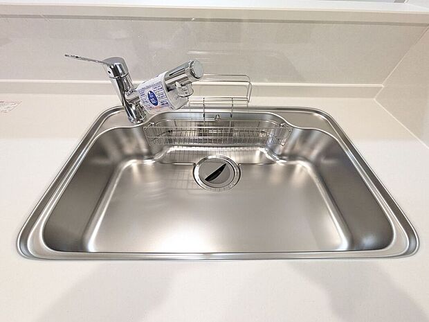 【その他設備】ワイドシンクなので家族が増えても洗い物楽々です