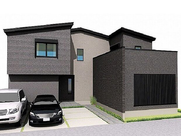 【建物プラン例 (パース・外観)】【建物プラン例】ZEH水準省エネ住宅にて、冬はあたたかく、夏は涼しいお家に