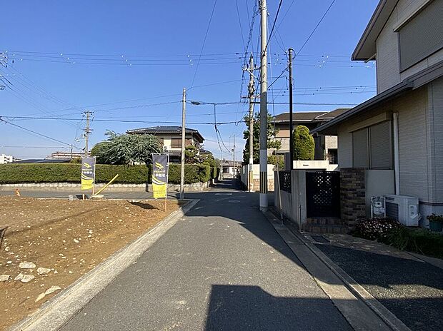 【前面道路含む外観】【現地前道】センチュリーグループにて全国規模の表彰経験多数あり!当社が自信をもってお客様にピッタリの物件をご提案いたします【不動産のプロにお任せください!】