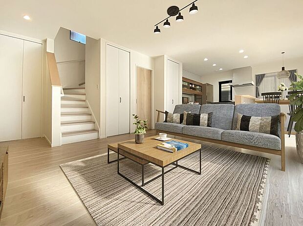 ＼同仕様写真／ご家族とゆったり寛げるリビング