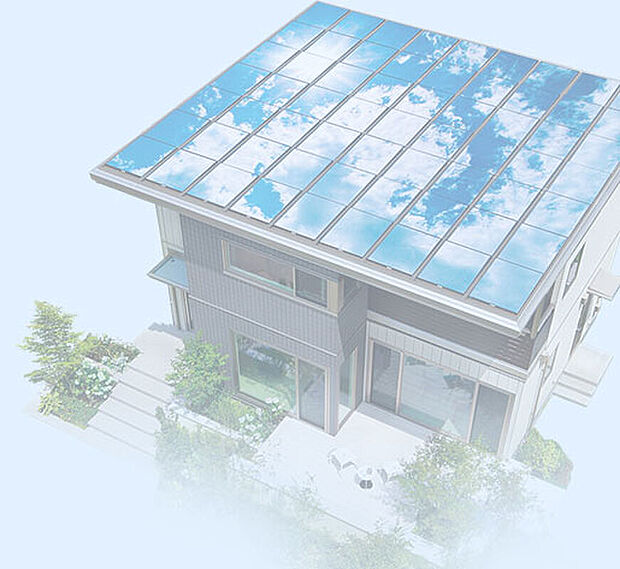 ■太陽光発電システム■太陽の光を電気に変換し、環境と家計にやさしい暮らしを実現。月々の光熱費が抑えられ、もしもの災害時も電気が使えます。