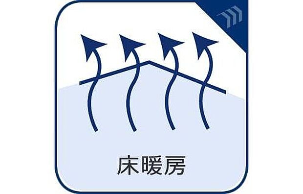 【【床暖房】】足元からじんわりと暖まる、心地よいぬくもり。
空気を汚さず乾燥しにくい、快適でやさしい暖房です。