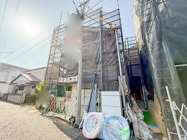【【外観】】(1号棟)家は一生のお買物。自分ならではの家族ならではの、家にしたい。書斎を設ける。子どものプレイングルームを設ける。趣味のオーディオルームを設置する。夢を追うオンリーワンの家です。
