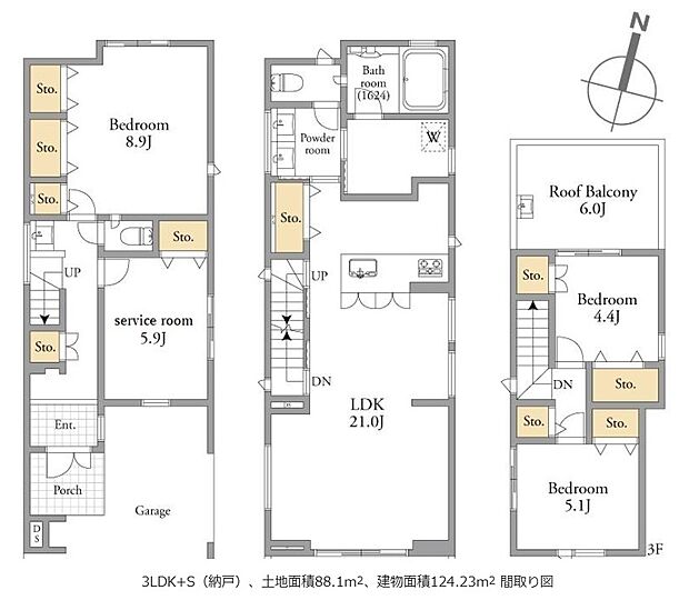 暮らしの快適性・居心地の良い住空間設計です。リビングを中心に、ご家族皆様が充実の暮らしをお送りいただけるプランニングです。