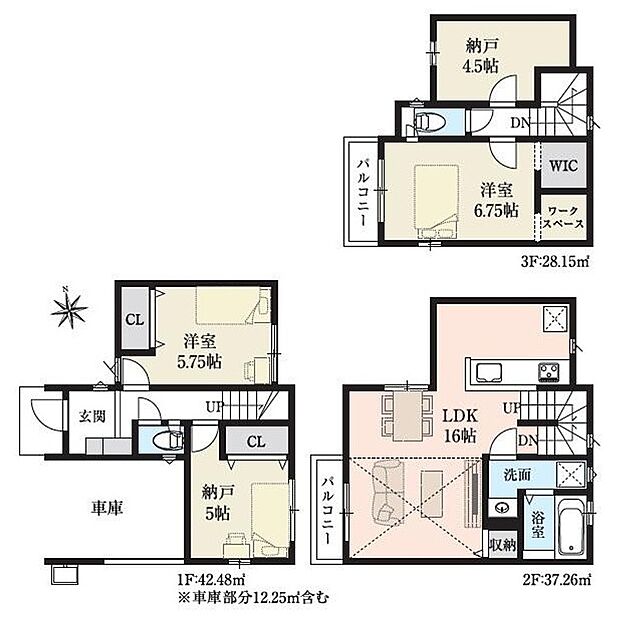 暮らしの快適性・居心地の良い住空間設計です。リビングを中心に、ご家族皆様が充実の暮らしをお送りいただけるプランニングです。