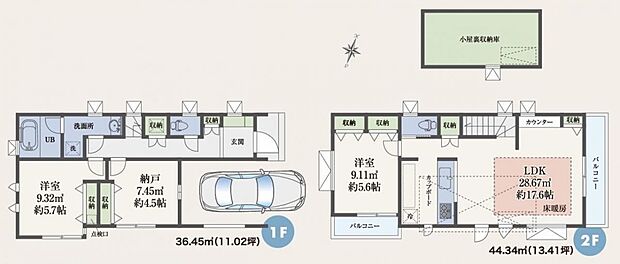 暮らしの快適性・居心地の良い住空間設計です。リビングを中心に、ご家族皆様が充実の暮らしをお送りいただけるプランニングです。
