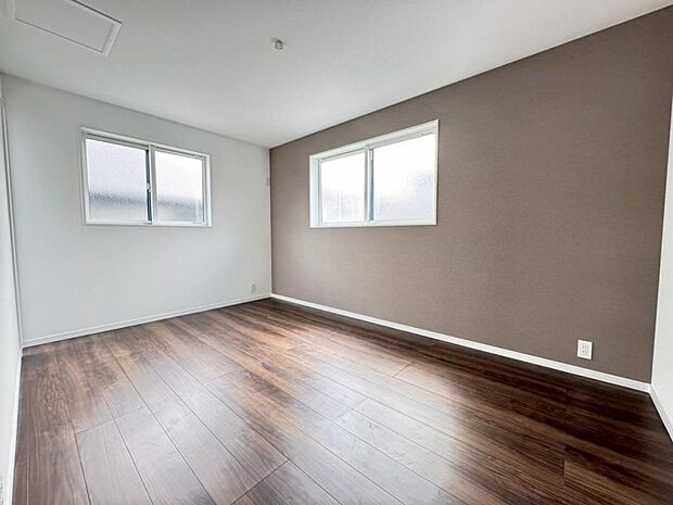 全室ゆとりある設計。お子様が大きくなっても手狭になることなくのびのびと生活頂けます。一人一人の個性溢れるお部屋創りを楽しんで頂けます。