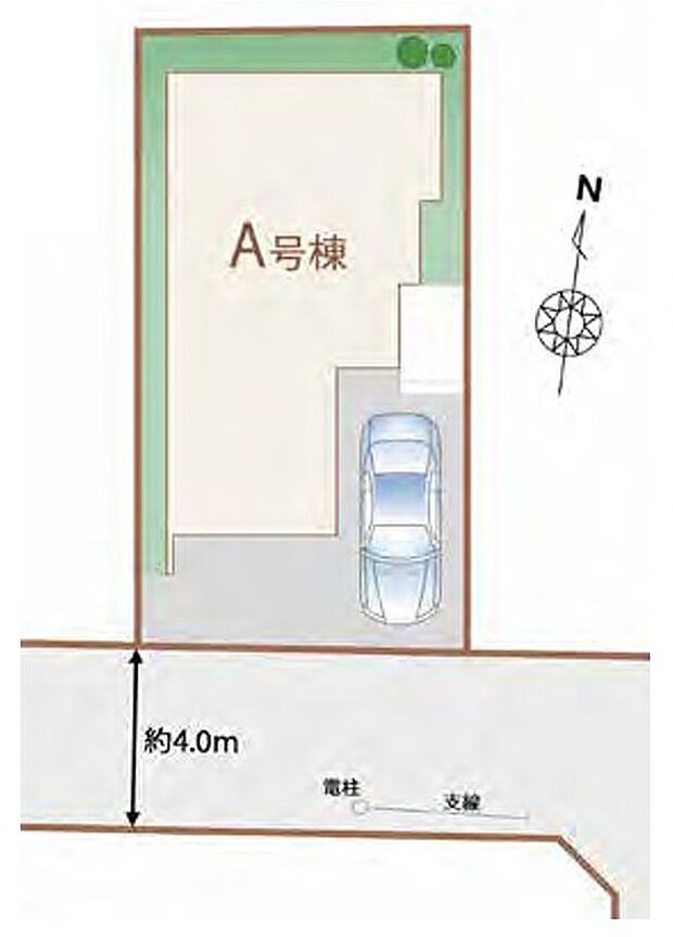 【4LDK】「成田東1丁目」の穏やかな環境は子育てファミリーにもオススメの住環境です。