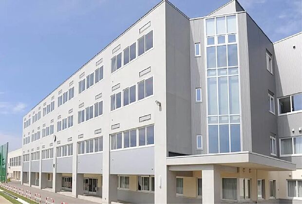 羊丘中学校(約1m)