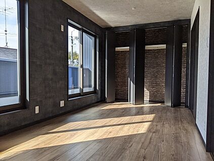 大容量収納付き洋室参考画像（インダストリアルハウス）