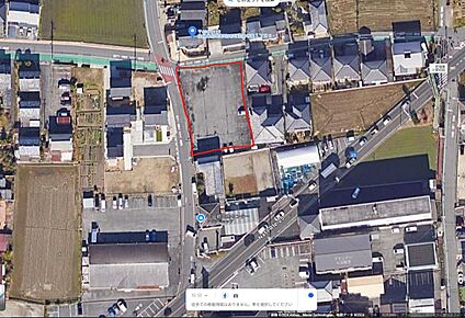 現地土地上空写真