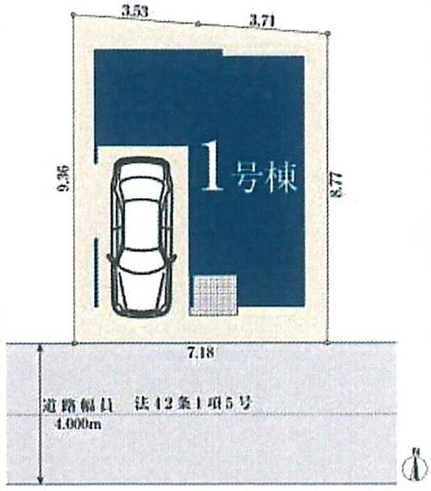 【全体区画図】☆南側道路に面しているので陽当たり良好♪
☆大事な車を雨や風から守るビルトインガレージを採用♪
