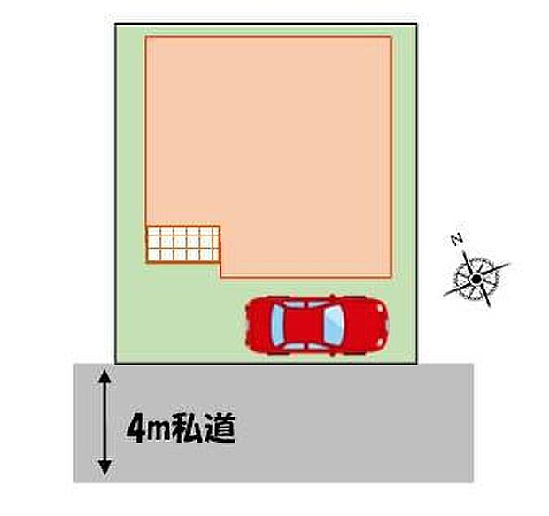 【全体区画図】カースペース付き♪閑静な住宅地のため、子育て世帯にも安心。