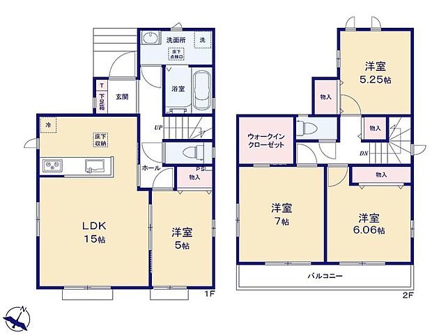 (B号棟)、価格3890万円、4LDK、土地面積106.29m2、建物面積96.15m2
