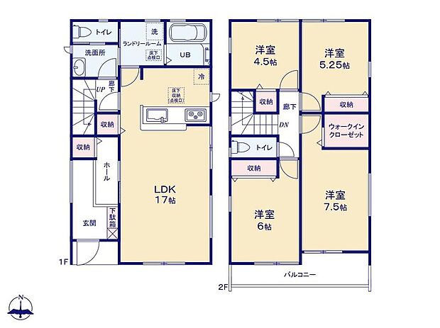 (1号棟)、価格3890万円、4LDK、土地面積114.1m2、建物面積101.43m2
