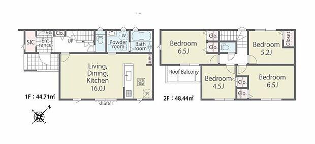 (1号棟)、価格2790万円、4LDK、土地面積122.77m2、建物面積93.15m2