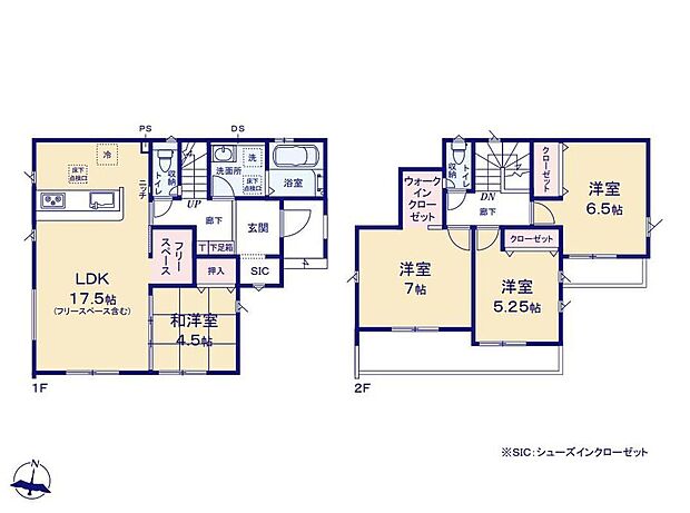 (1号棟)、価格3690万円、3LDK、土地面積160.3m2、建物面積100.6m2