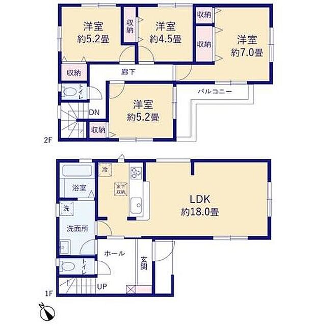 (1号棟)、価格3690万円、4LDK、土地面積103.49m2、建物面積98.82m2