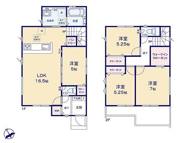 (1号棟)、価格3190万円、4LDK、土地面積111.61m2、建物面積96.47m2