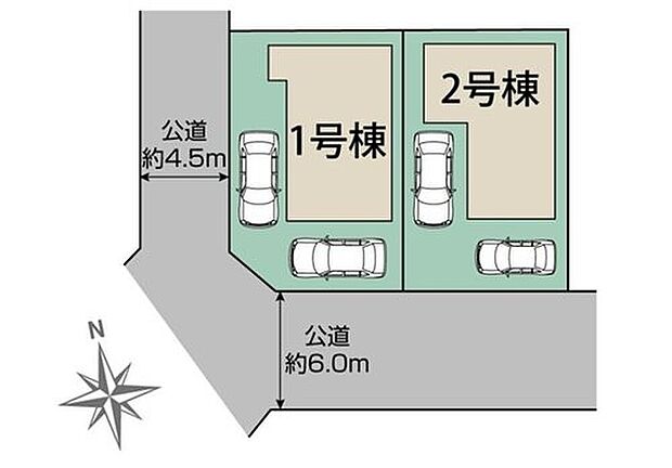 ≪全体区画図≫
◎開放感と機能性を兼ね備えた快適な住空間♪
◎自然豊かで子育て環境にやさしい住宅地♪
◎駐車スペース2台可能♪