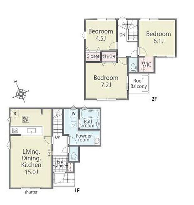 (1号棟)、価格3080万円、3LDK、土地面積85.89m2、建物面積83.63m2