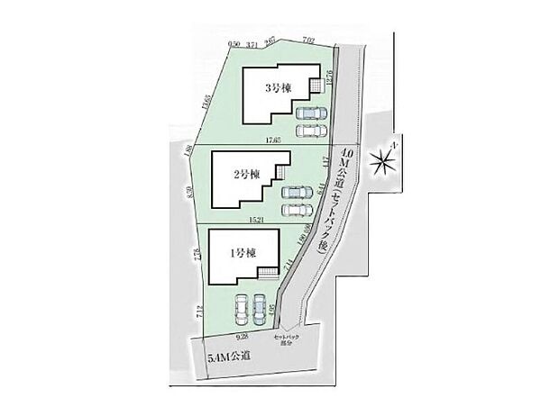 【全体区画図】家族団らんの中心となる開放的なLDKを備えた4LDKプラン。各居室の広さもしっかり確保され、家族それぞれのプライベート空間も大切にできる設計。収納も備え、日々の暮らしやすさと快適性を考えた間取りです。