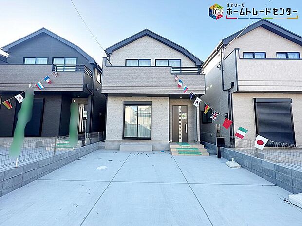 【 現地外観写真】◆資料送付・ご見学即対応！建物完成しておりますので、室内ご内覧いただけます♪ご不明点等、スタッフがしっかりと説明させていただきますので、安心して現地をご覧ください♪