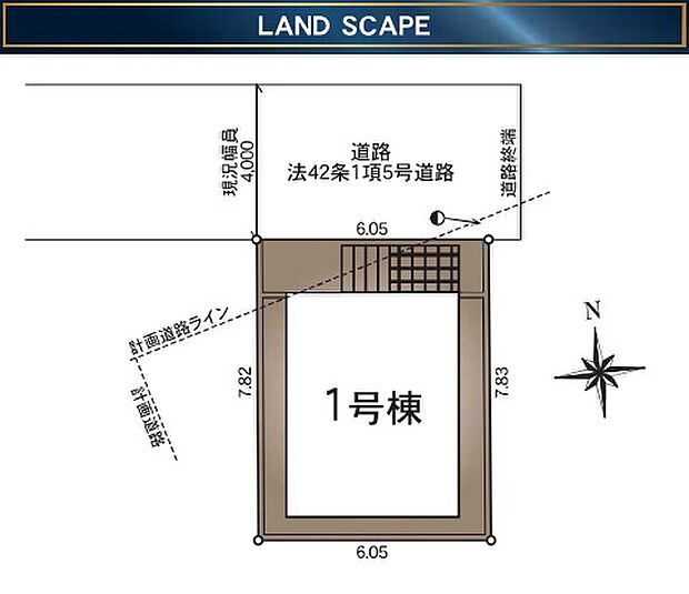 つくばエクスプレス「三郷中央」駅徒歩7分の好立地。すっきりとした整形地で敷地形状が分かりやすく、駅近で暮らしやすい新築戸建をお探しの方におすすめの一棟です。