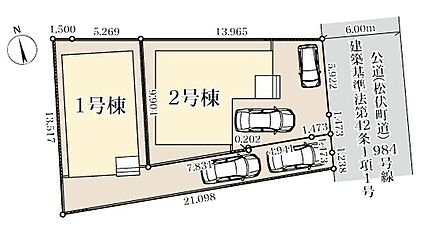 区画図です