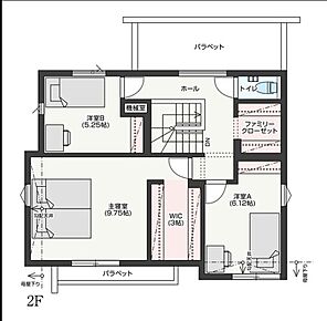 2F：間取り 