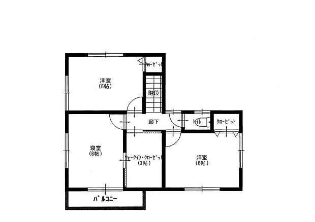 【7号棟参考プラン２F】弊社標準建物延床面積26坪、1,900万円　26坪以内であれば無料で間取り変更可能です！