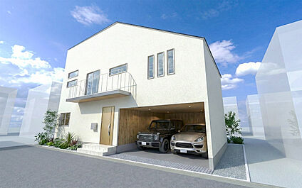 【建物完成予想 外観パース】