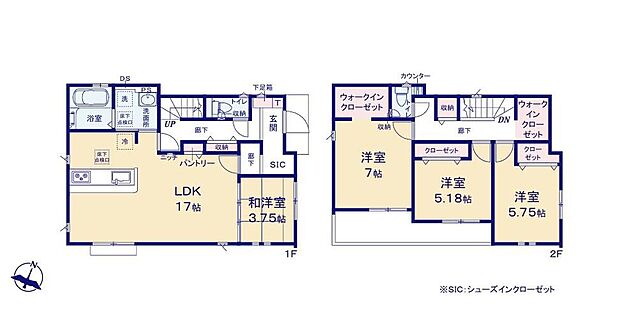 (1号棟)、価格3390万円、4LDK、土地面積136.59m2、建物面積101.64m2