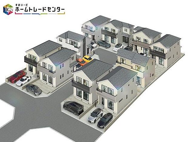 【完成予想図】
JR中央線「西八王子」駅までバス15分♪「滝原新橋」停歩8分♪
☆長期優良住宅認定物件！
☆住宅性能評価において耐震等級３の最高等級を取得！
☆ZEH水準を満たした省エネ高性能住宅！！